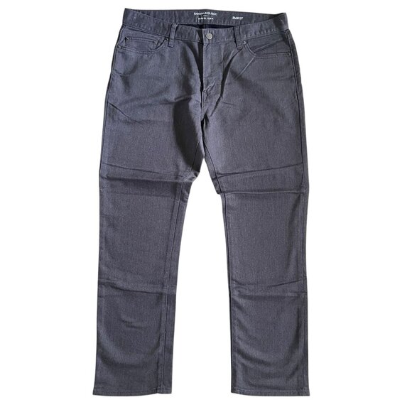 Banana Republic Travel Jean Slim Fit Mens 34x30 5-pocket Pants Dark Gray - Picture 1 of 14